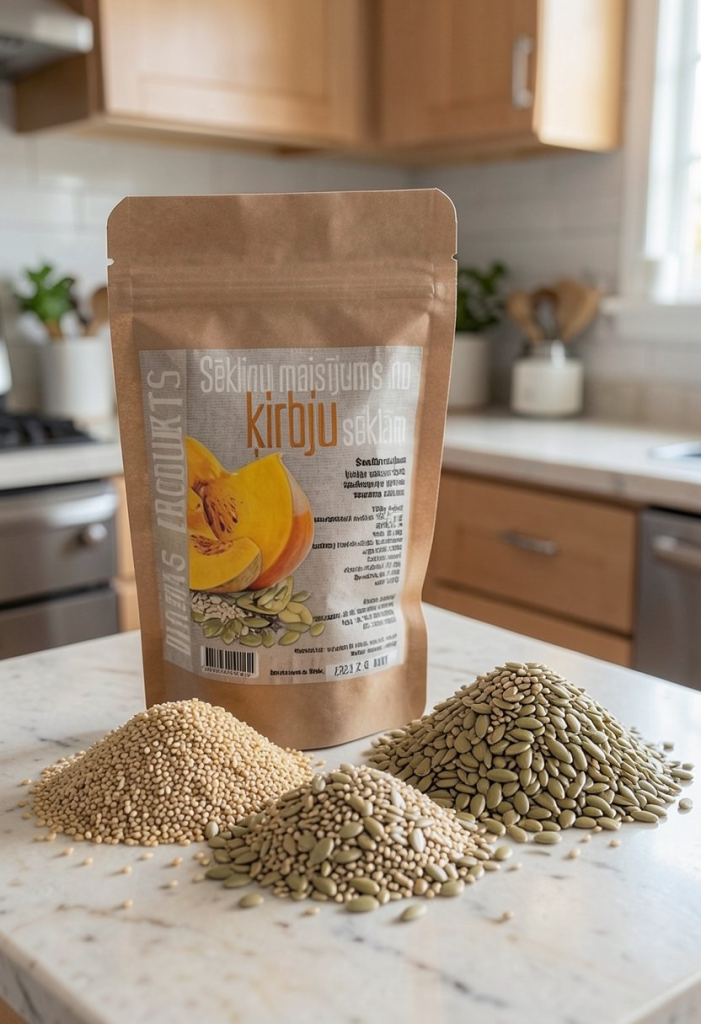 Sēkliņu maisījums no Ķirbju sēklām